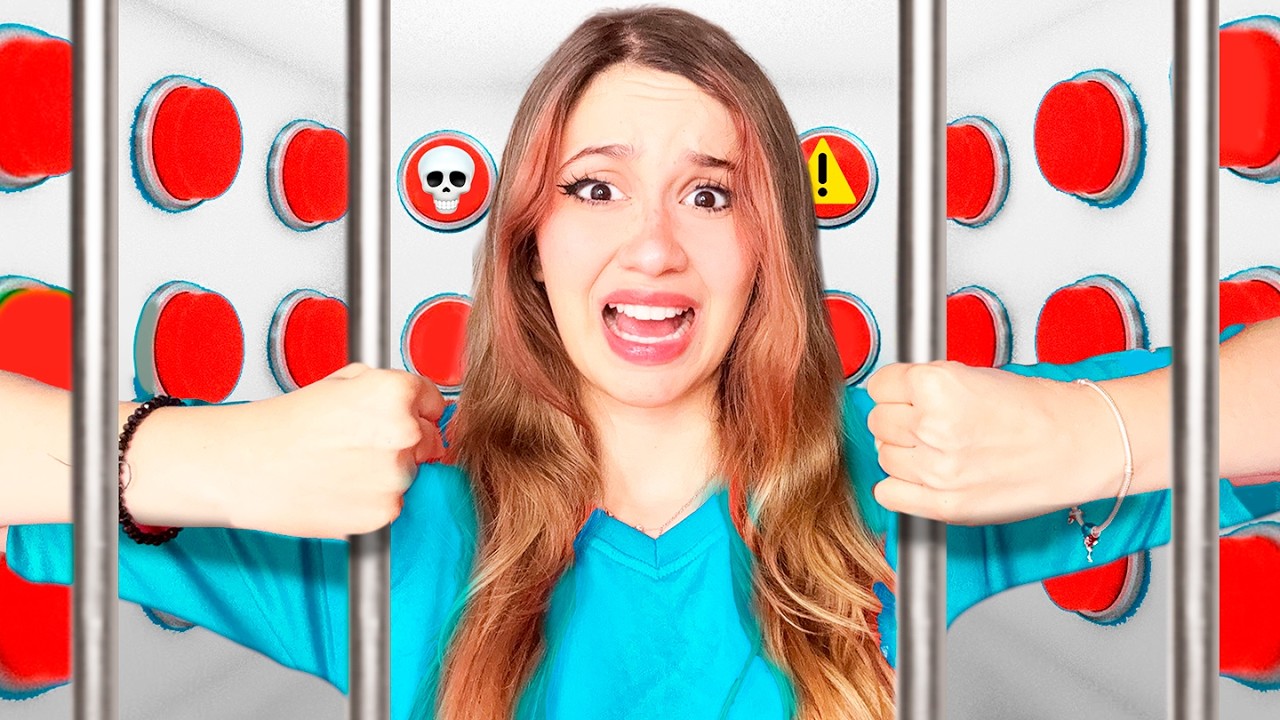 100 BOTONES para ESCAPAR ☠️🔴