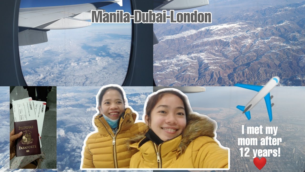 Fly With Me ✈️|| Manila-Dubai-London