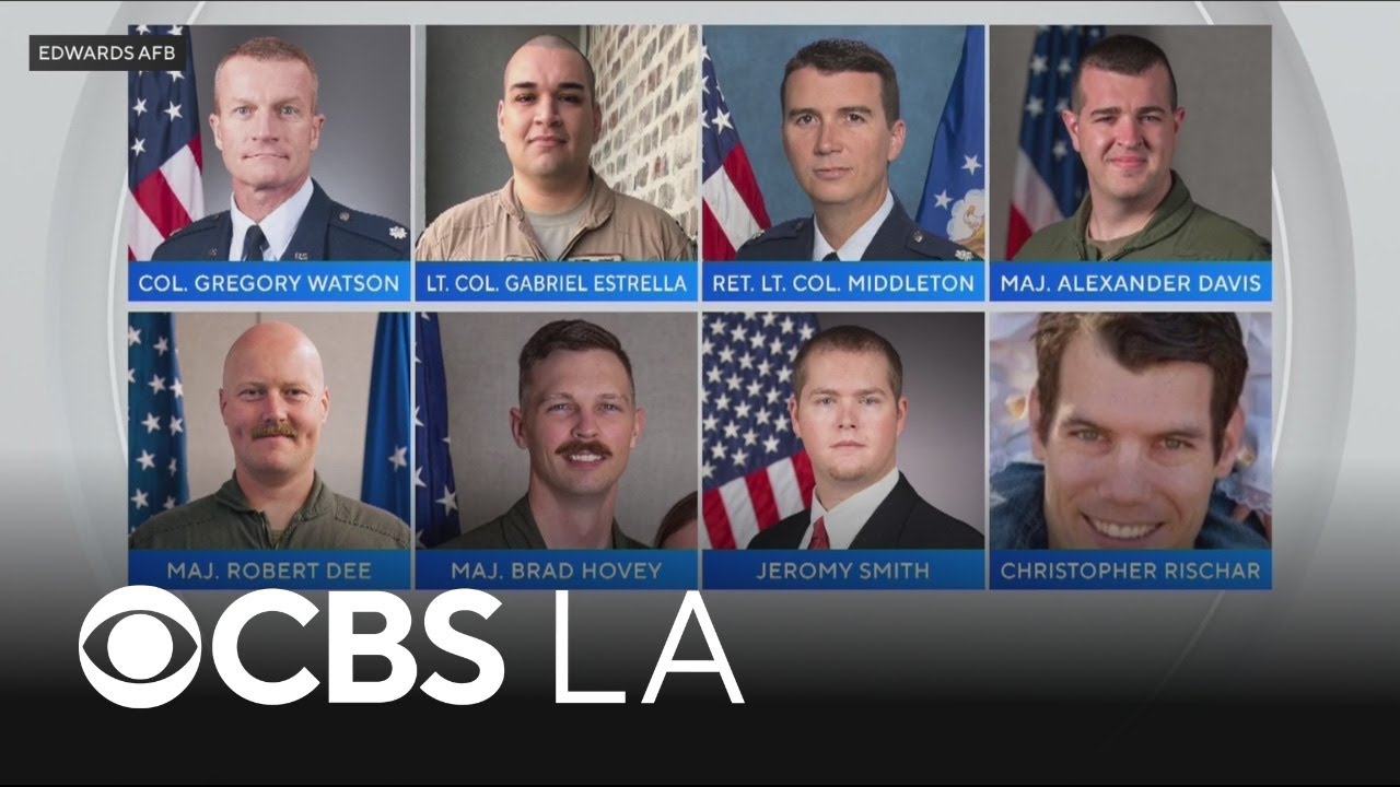 8 victims of B-52 bomber crash at Edwards Air Force Base identified