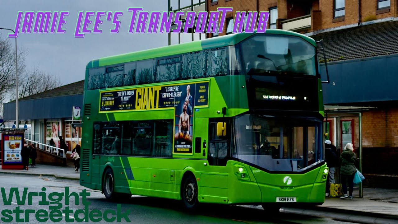 *Loud rev* First West of England Wright StreetDeck no 35567 on route 7 