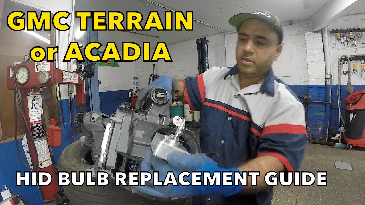 GMC Terrain 2018 replace Head Light assembly by removing bumper