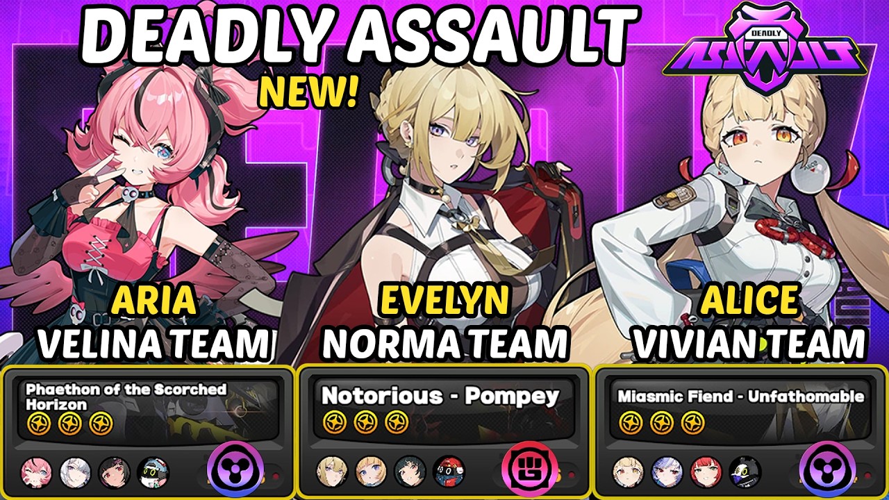 NOWY Zab&oacute;jczy atak! | Aria x Velina & Norma x Evelyn & Alice | Zenless Zone Zero ZZZ 3.0