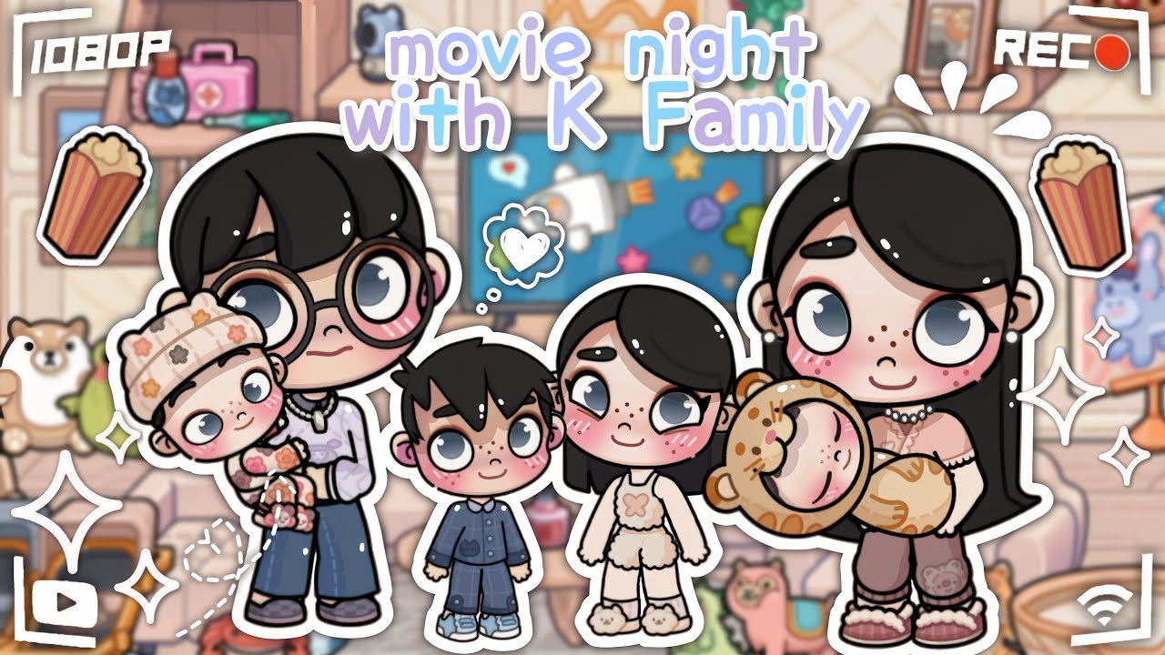 🎬🍿 DRAMA AVATAR WORLD || NONTON BARENG KELUARGA 😍✨ || BIG K FAMILY AESTHETIC VLOG