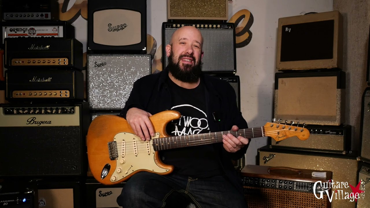 Fender Stratocaster 1961 slab board - Guitare Village
