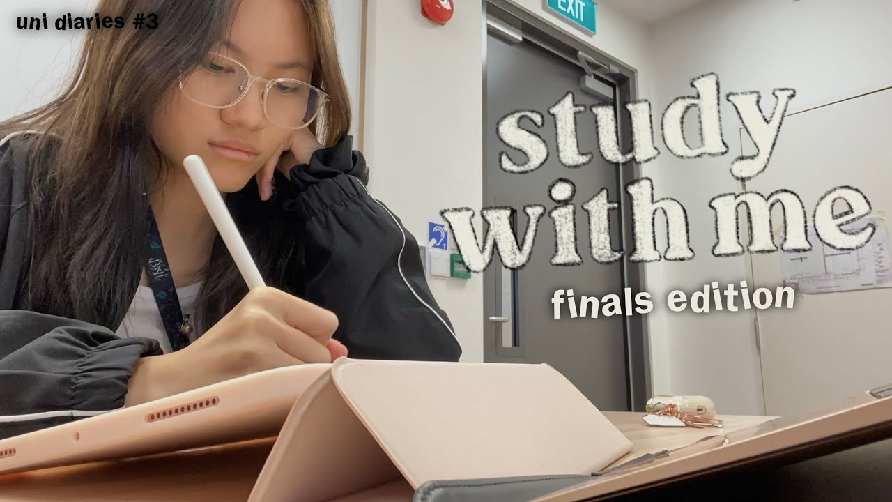 uni diaries #3: study for finals with me vlog (ft. CZUR) | mugging, panicking, yapping 🤓💻