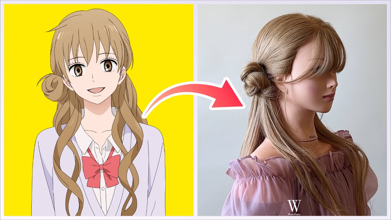 『君に届け』くるみ風ヘア風｜編み込み不要 簡単ロープ編みハーフアップのやり方