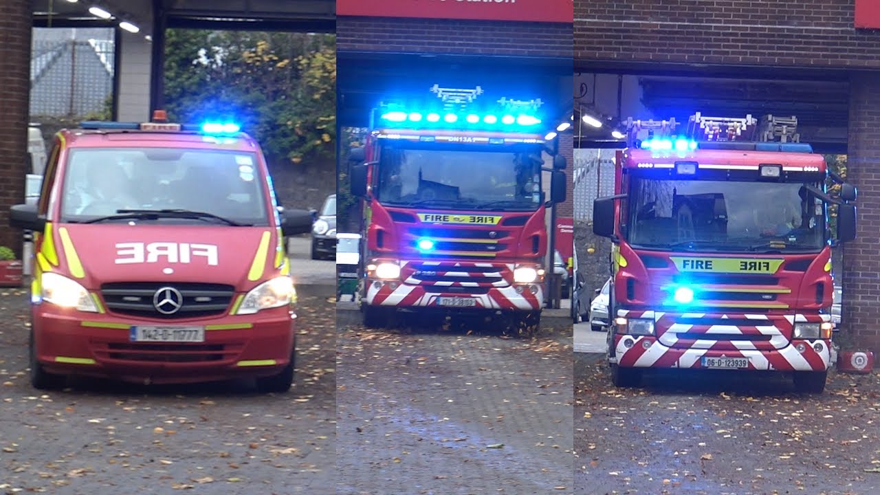 Phibsboro Two Pump & District Officer Turnout | Dublin Fire Brigade