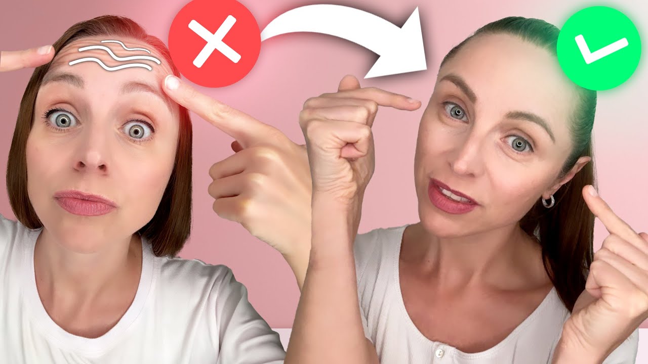 Tiefe STIRNFALTEN Massage (Übung hilft ab dem 1. Mal)