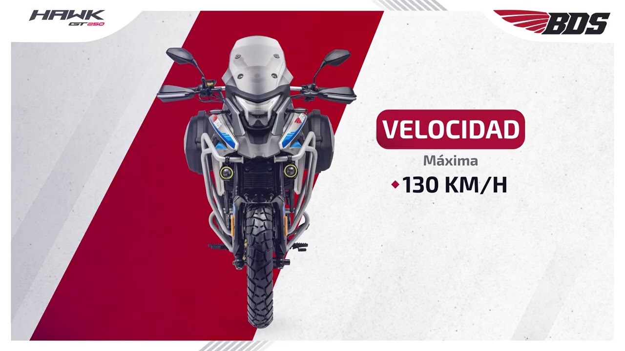 Conoce la Hawk GT 250: la moto adventure hecha para llegar más lejos.