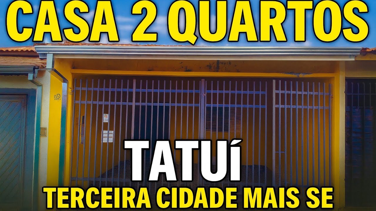INDISPONÍVEL CASA.TATUI A VENDA 220.000 #rodrigorosatatui 
