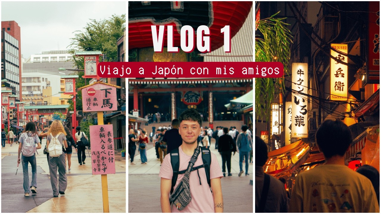 Vlog 1 JAPÓN. Vuelo a TOKYO caótico, pruebo suerte en el templo y consigo el mejor gachapón de todos
