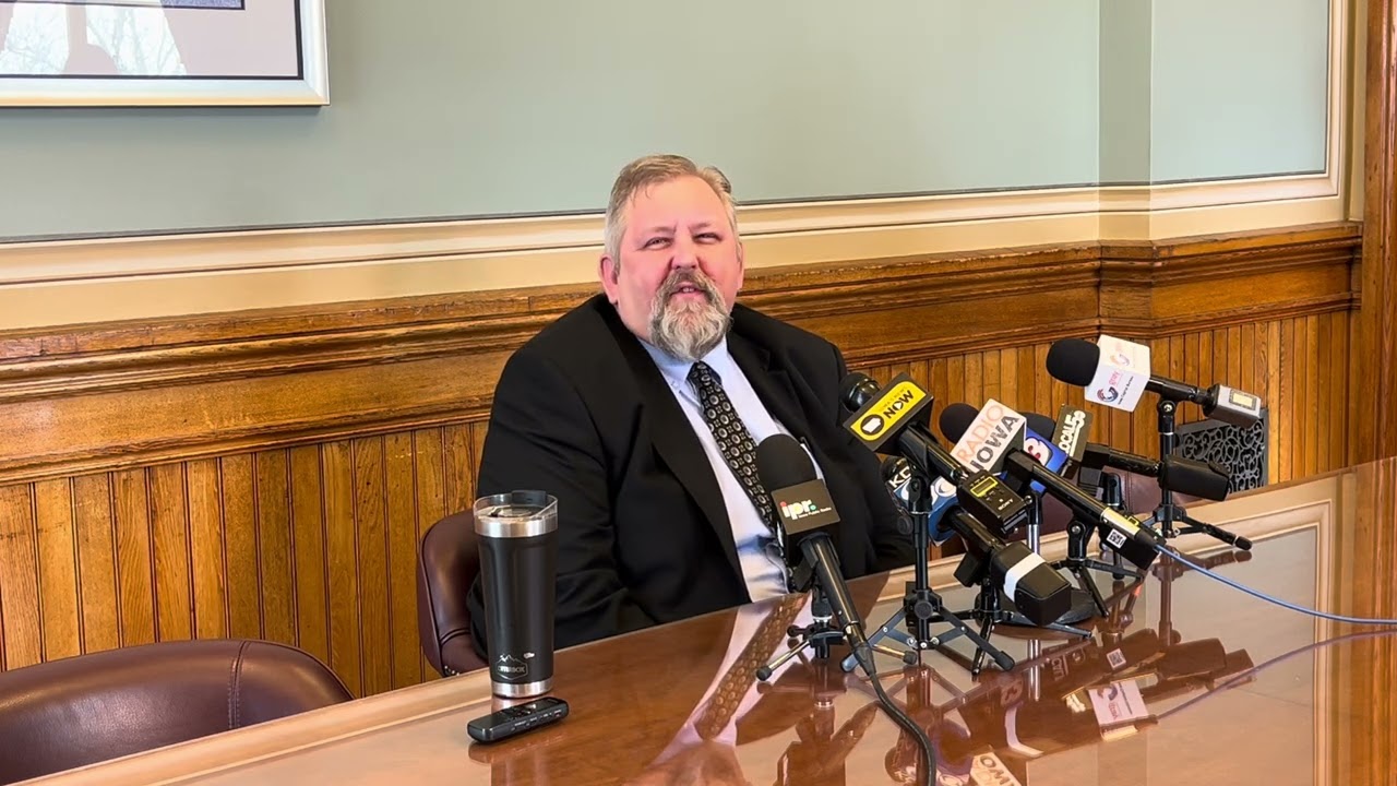 Iowa Senate leader answers reporter Qs (Feb. 19, 2026)