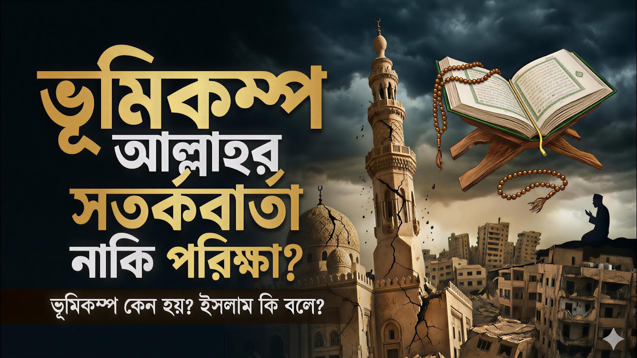 ভূমিকম্প কেন হয়? আল্লাহর সতর্কবার্তা নাকি পরীক্ষা? ইসলামে ভূমিকম্পের বাস্তব ব্যাখ্যা