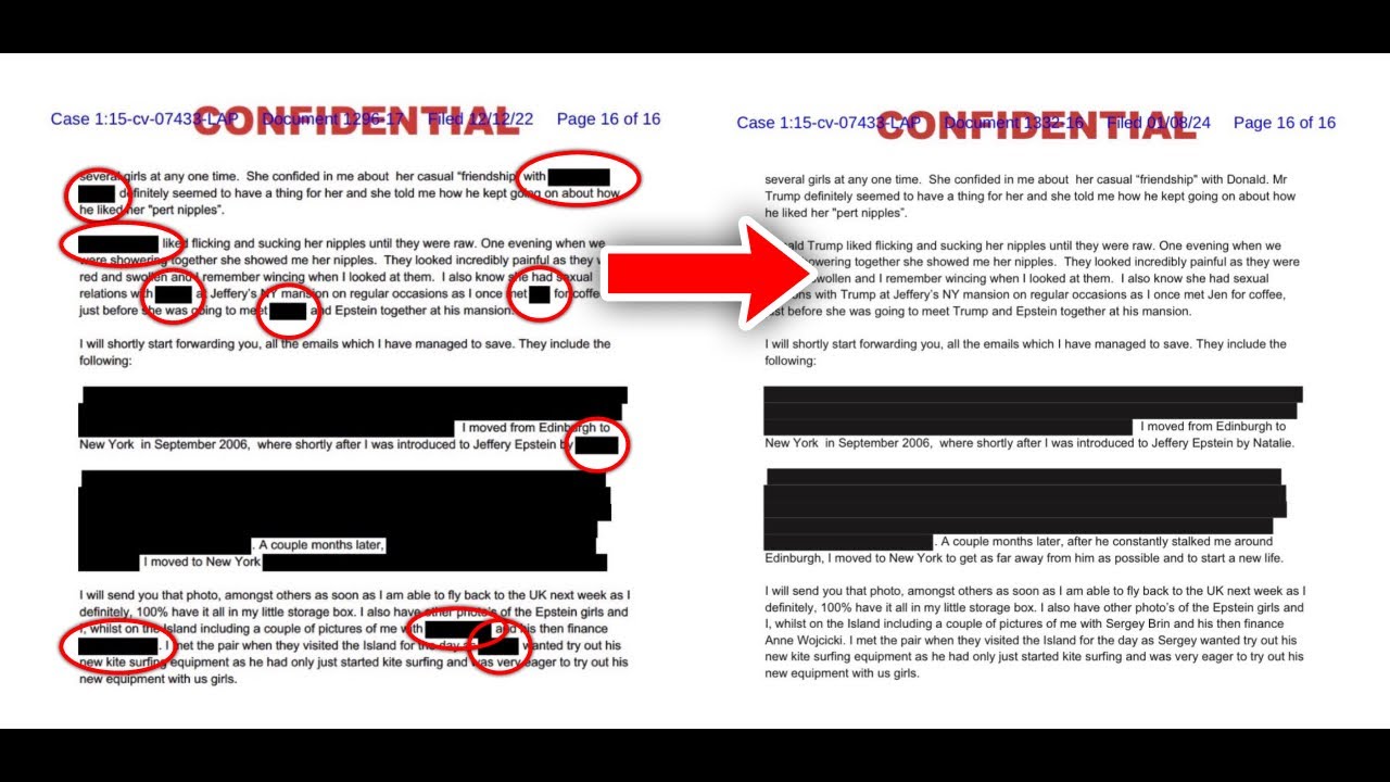 They Literally FAILED To Redact The Epstein Files (You Can Unredact Them Yourself)