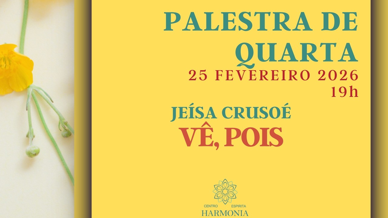 Palestra de Quarta: 