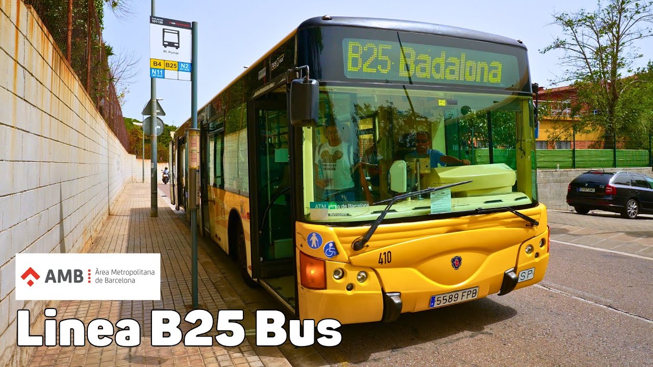 Автобус B25 - Autobús Metropolitano de Barcelona - Полная поездка