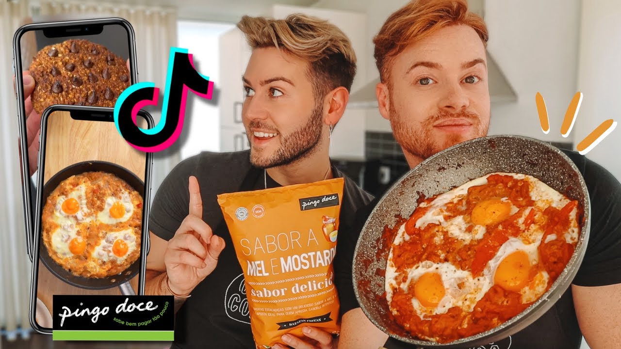 RECRIÁMOS RECEITAS VIRAIS DO TIKTOK *desafio Pingo Doce!*