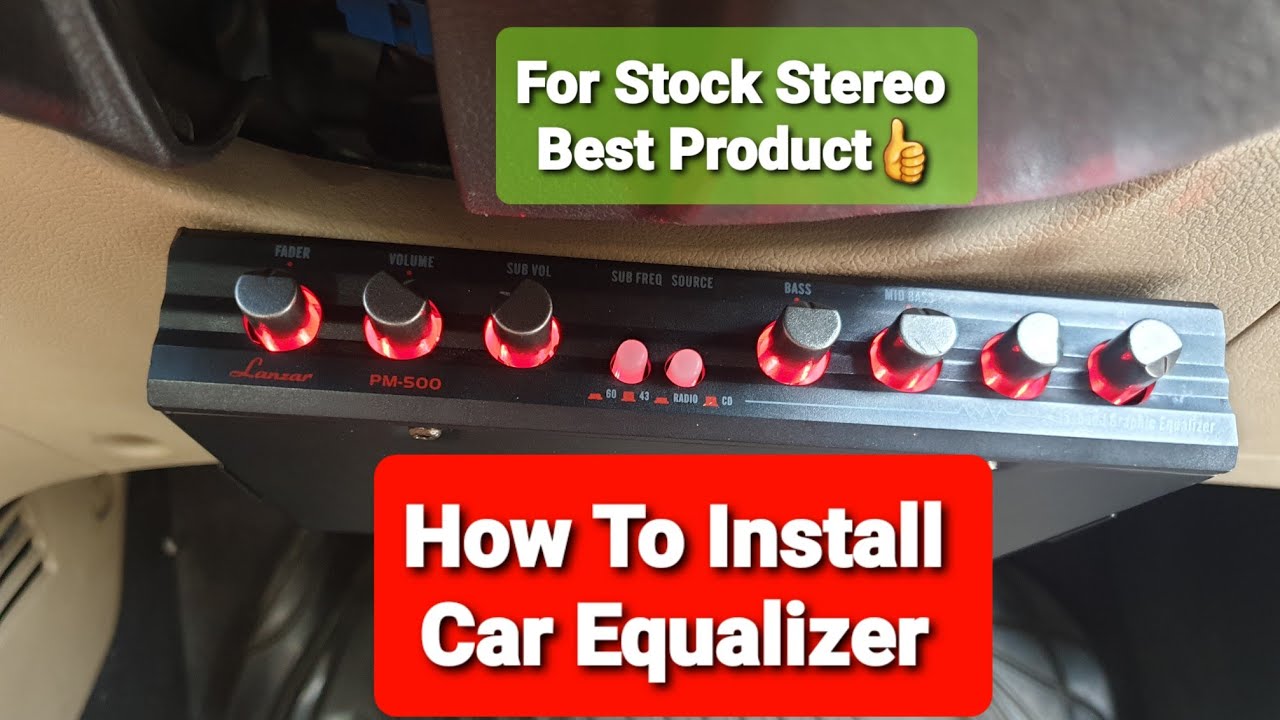 how to install car equalizer