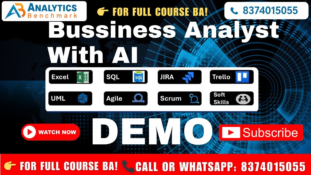 Business Analyst Free Demo | Learn Business Analysis Step by Step