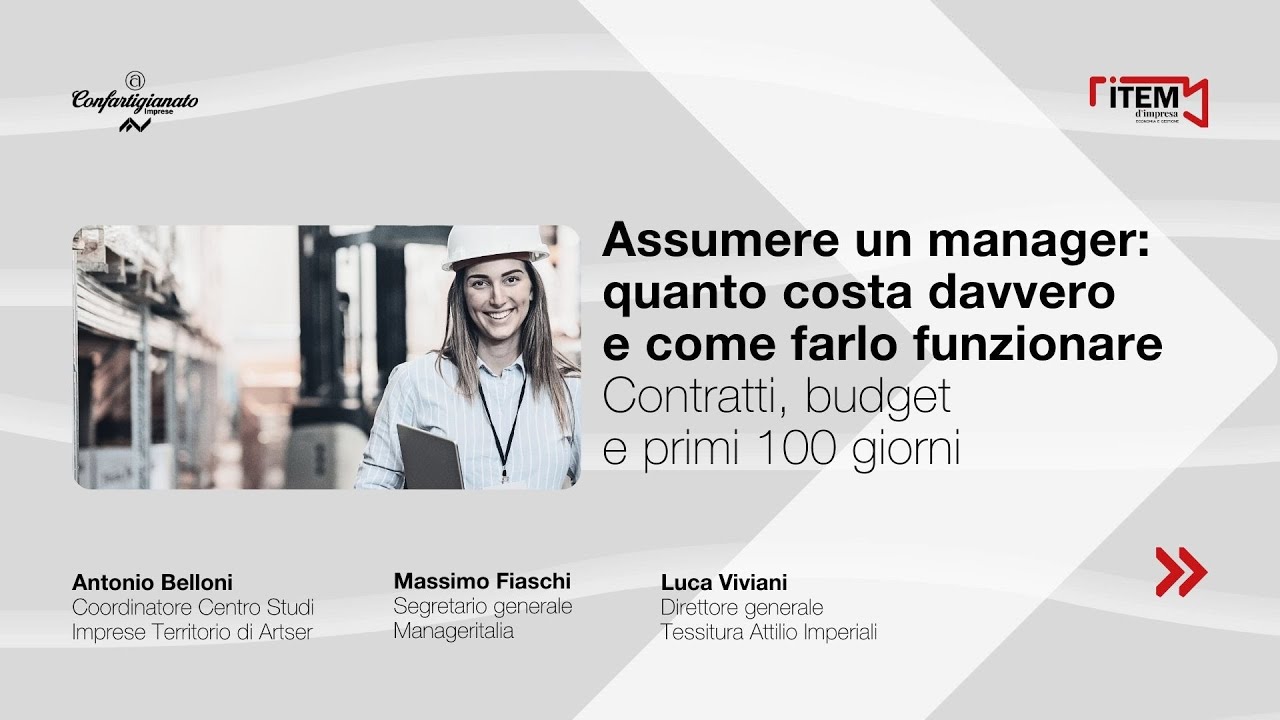 Assumere un manager: quanto costa davvero e come farlo funzionare