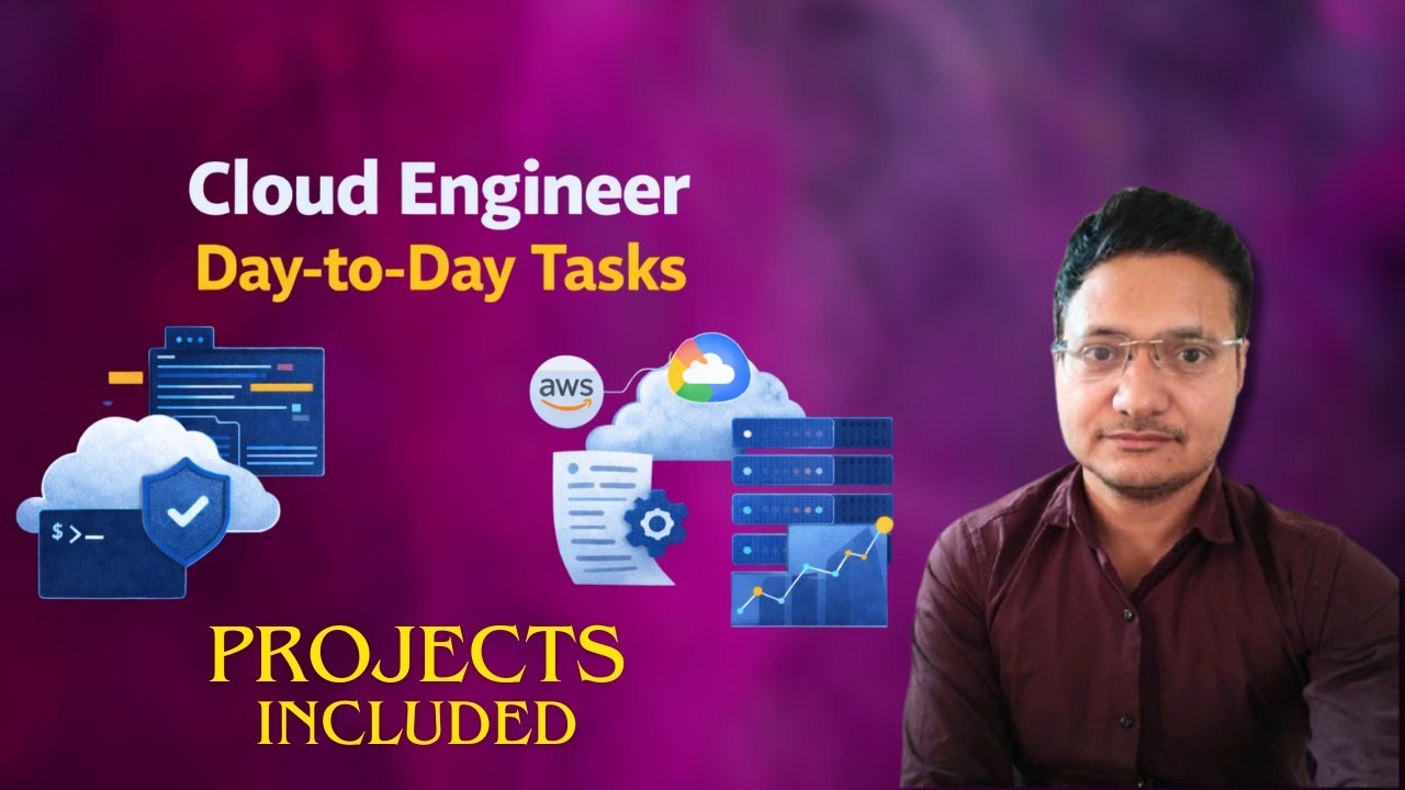 Cloud Engineer Day To Day Tasks with Real World Production Projects
