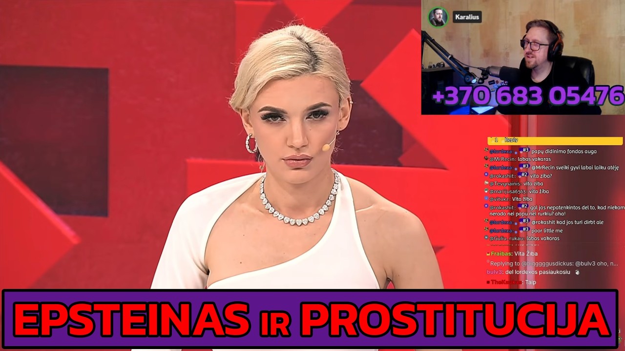 Ofelija išnaudojama Už/Prieš laidoje apie prostituciją ir Epsteiną | Karalius Reaguoja