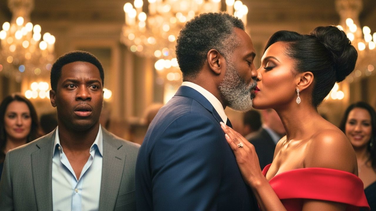 Wife Kisses a Rich Stranger Before Her “Poor Black Husband” — Unaware He Was His Billionaire Father