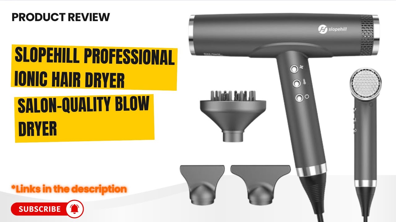 Slopehill Professional Ionic Hair Dryer Review – Lightweight, Powerful, Salon-Quality Blow Dryer