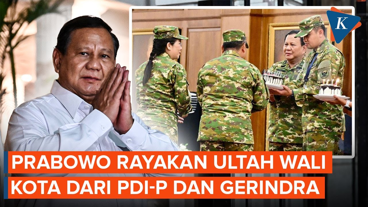 Momen Prabowo Rayakan Ultah Wali Kota Tjhai Chui Mie dan Supian Suri Saat Retreat