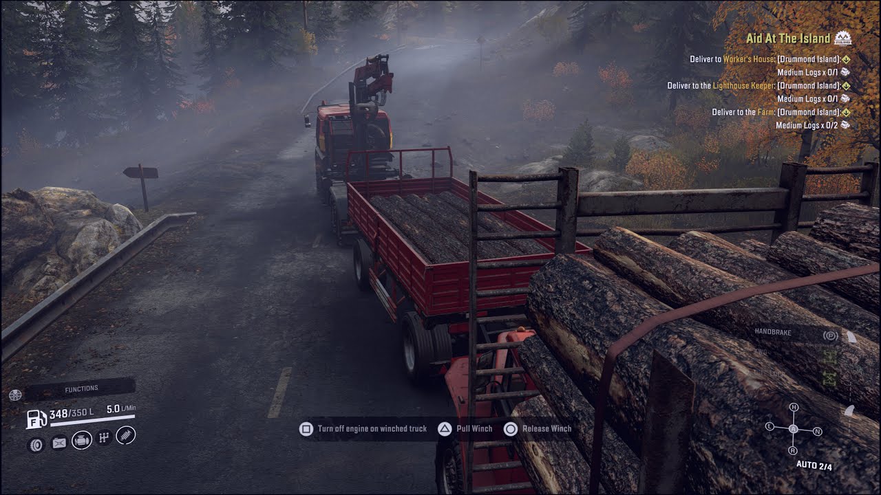 SnowRunner | Smooth Logs delivery to the Worker's House