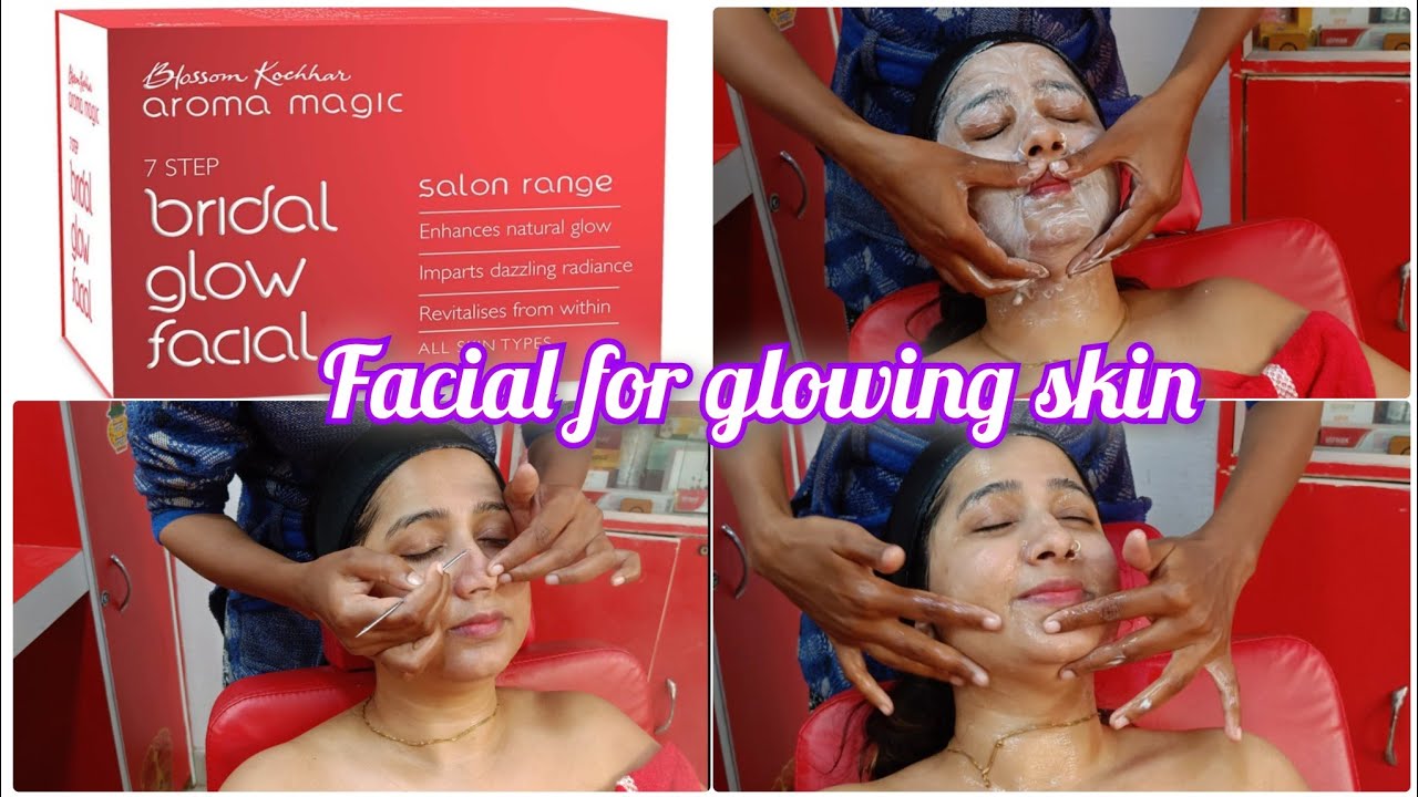 Facial step by step |  Facial Kit how to use | Aroma Magic Bridal Glow Facial Kit