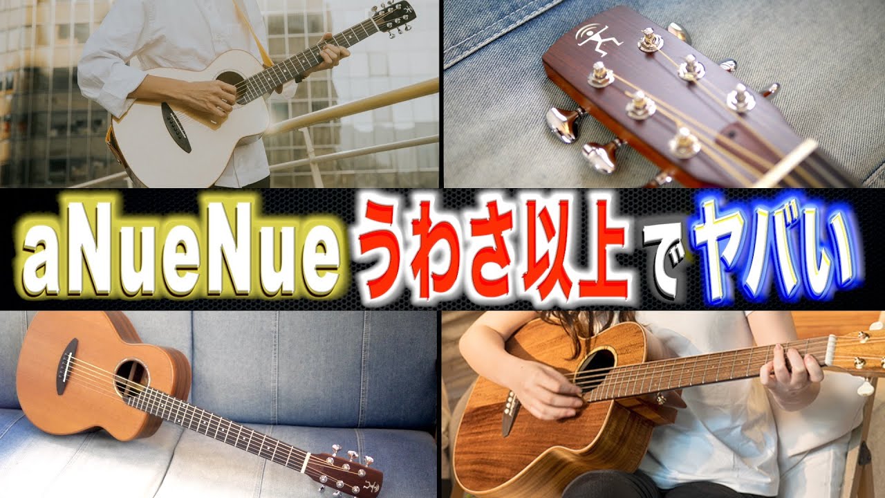 【正直レビュー】アヌエヌエのギター,うわさの10倍すごかった件ww「aNueNue ann-M60E」