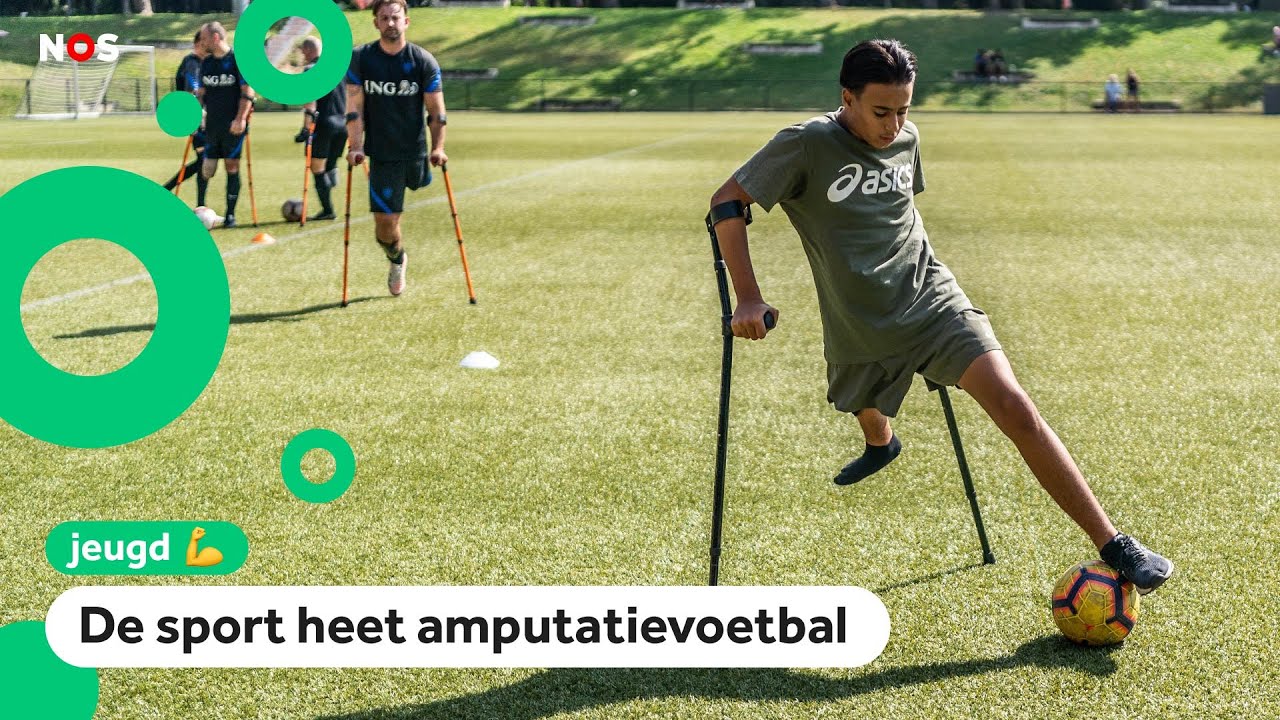 Kindvraag: Kan je met &eacute;&eacute;n been voetballen?