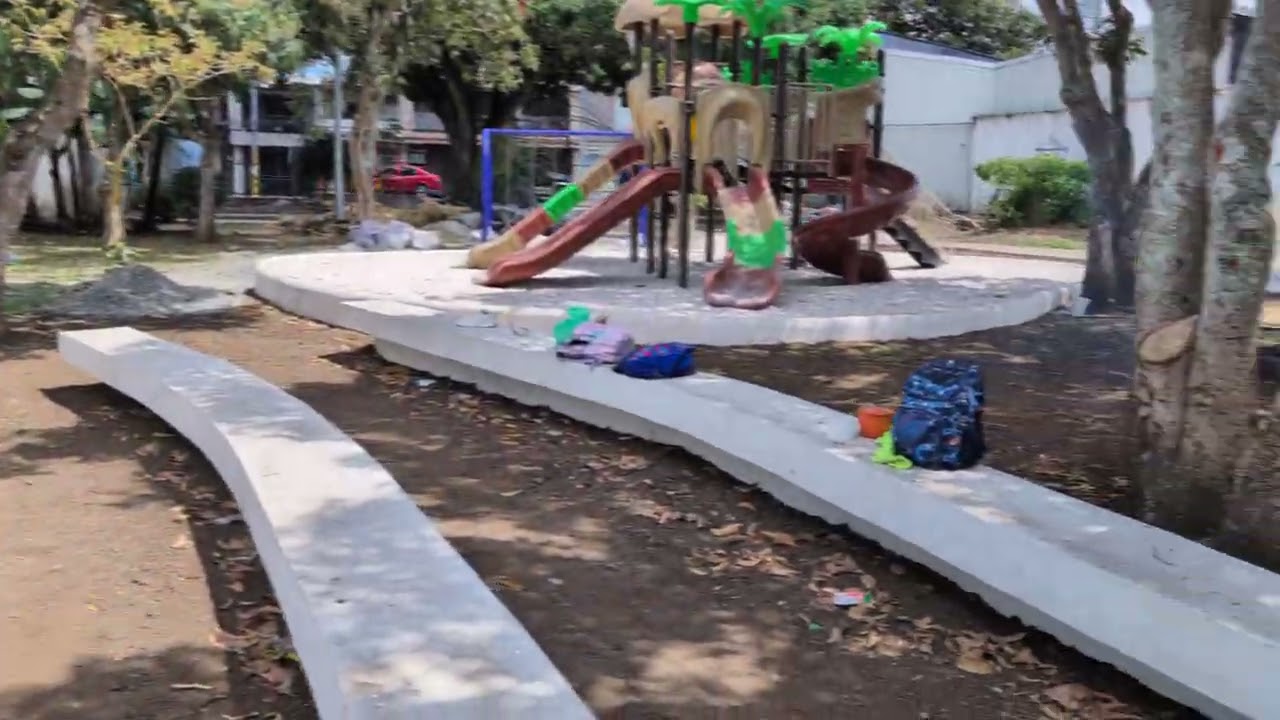 Parque Los Héroes (remodelación) desde adentro. Paso Ancho, 5 de marzo 2026.