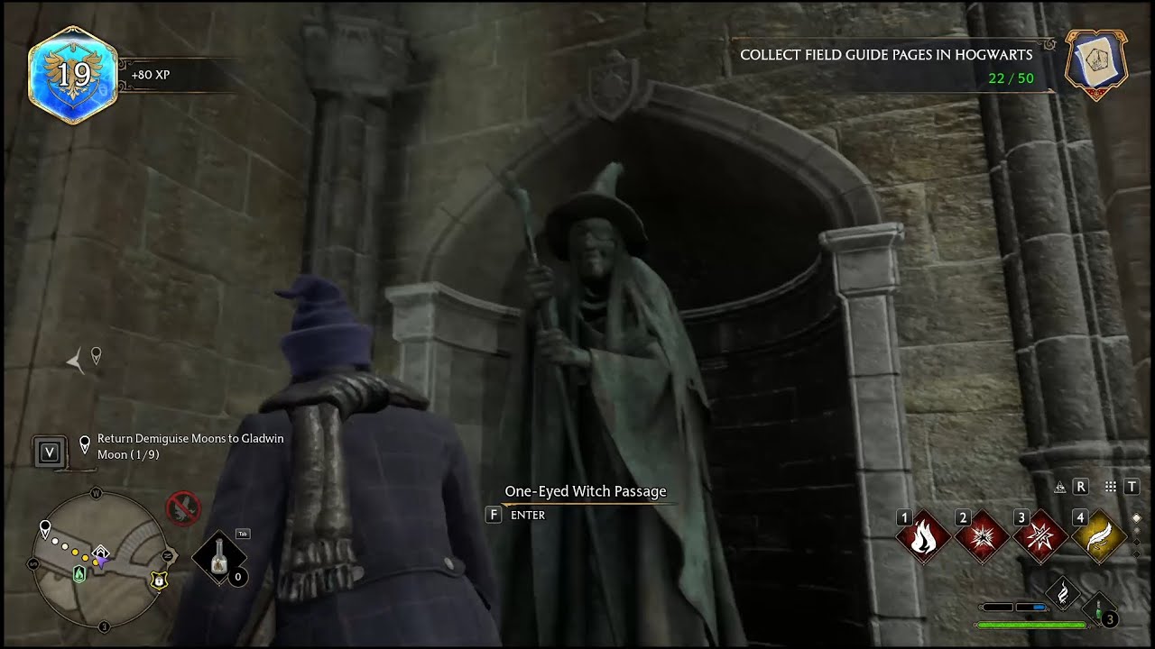 Hogwarts Legacy One Eyed Witch Open Portal and Complete Search Mission Complete Part 2