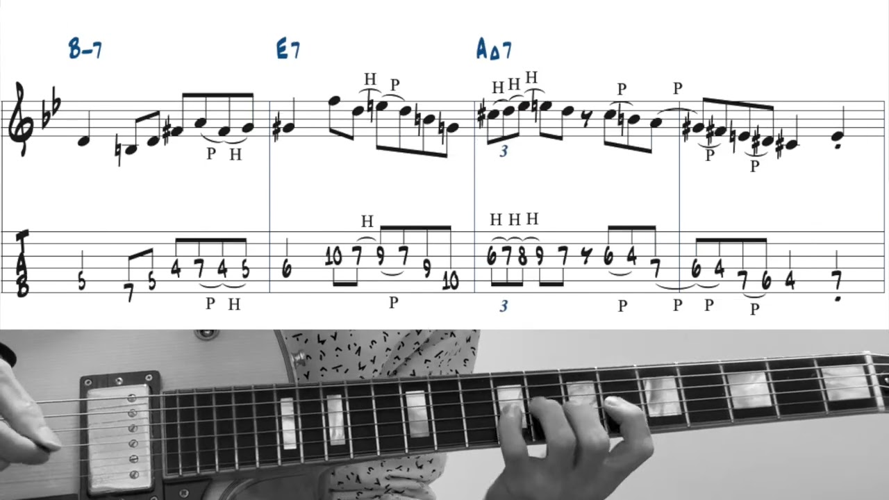 Joe Pass Cherokee Transcription