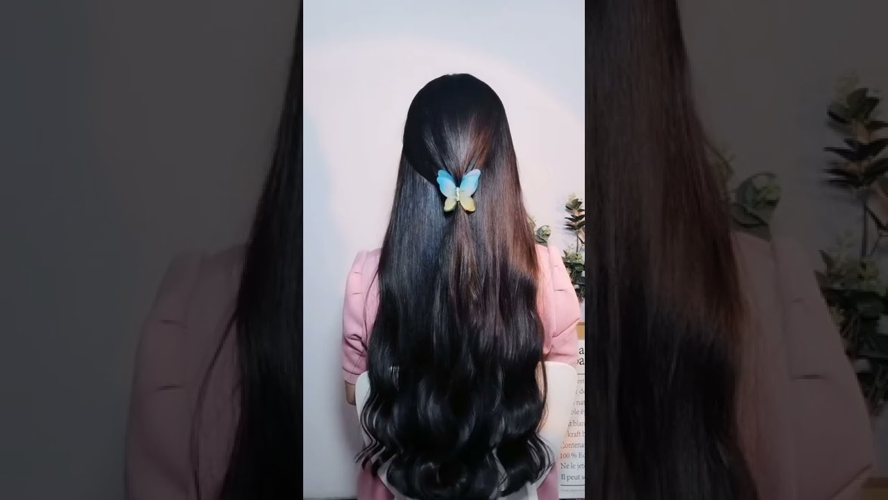 Beautiful long thick curly hair