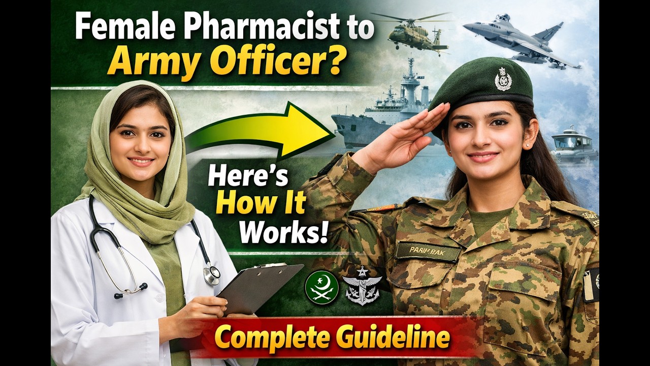 Female Pharmacist to Army Officer? Here's How It Works | Complete Guideline