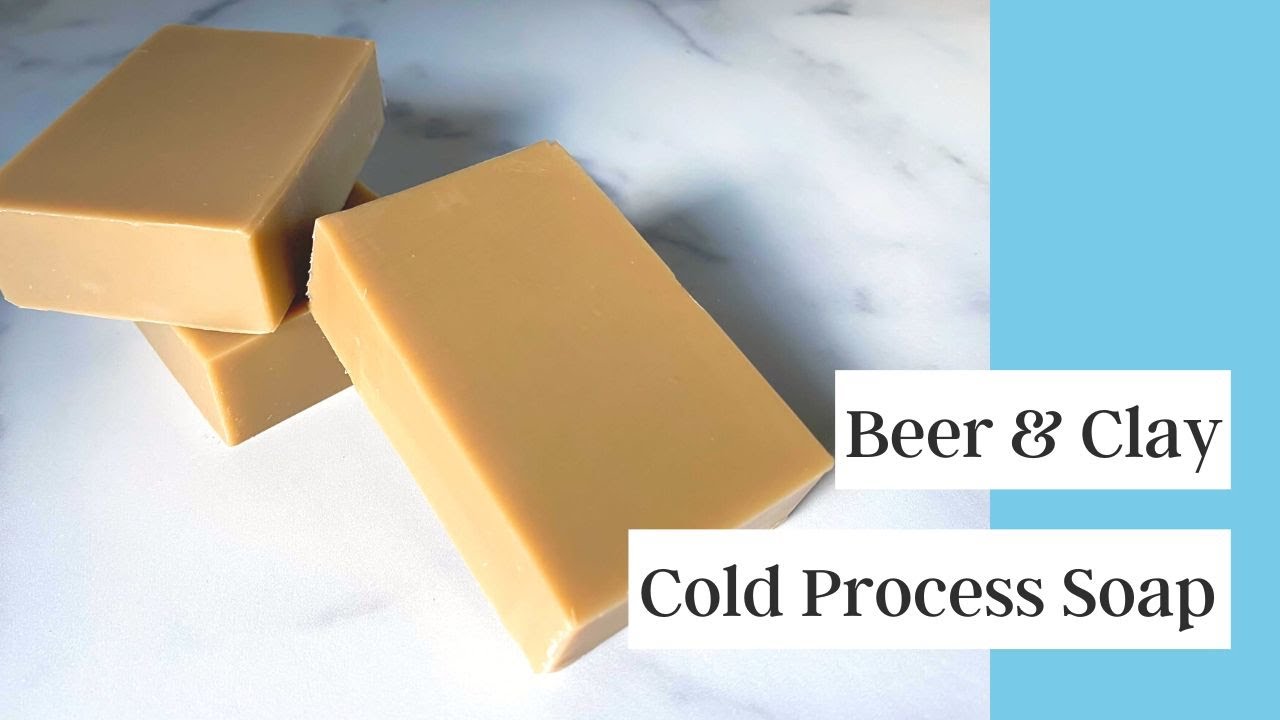 How I Make Beer Soap | Cold Process Soap Recipe w/ Rhassoul Clay
