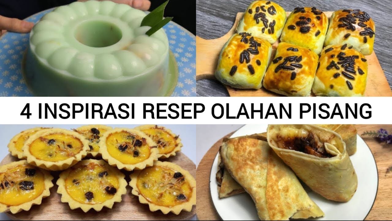 Ide Jualan Jajanan Murah | Ide Olahan Pisang | Resep Pie Pisang, Bolen Pisang | Ide Bekal Sekolah