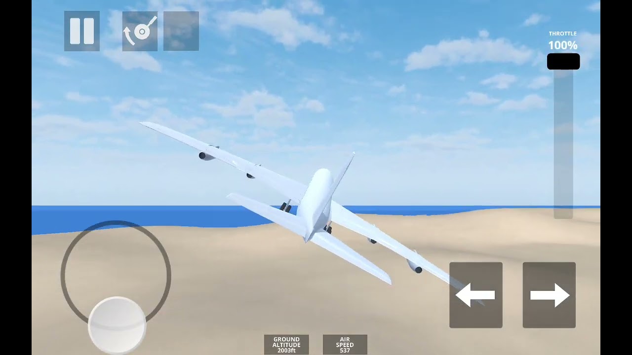 Weird plane game called plane crash: flight simulator