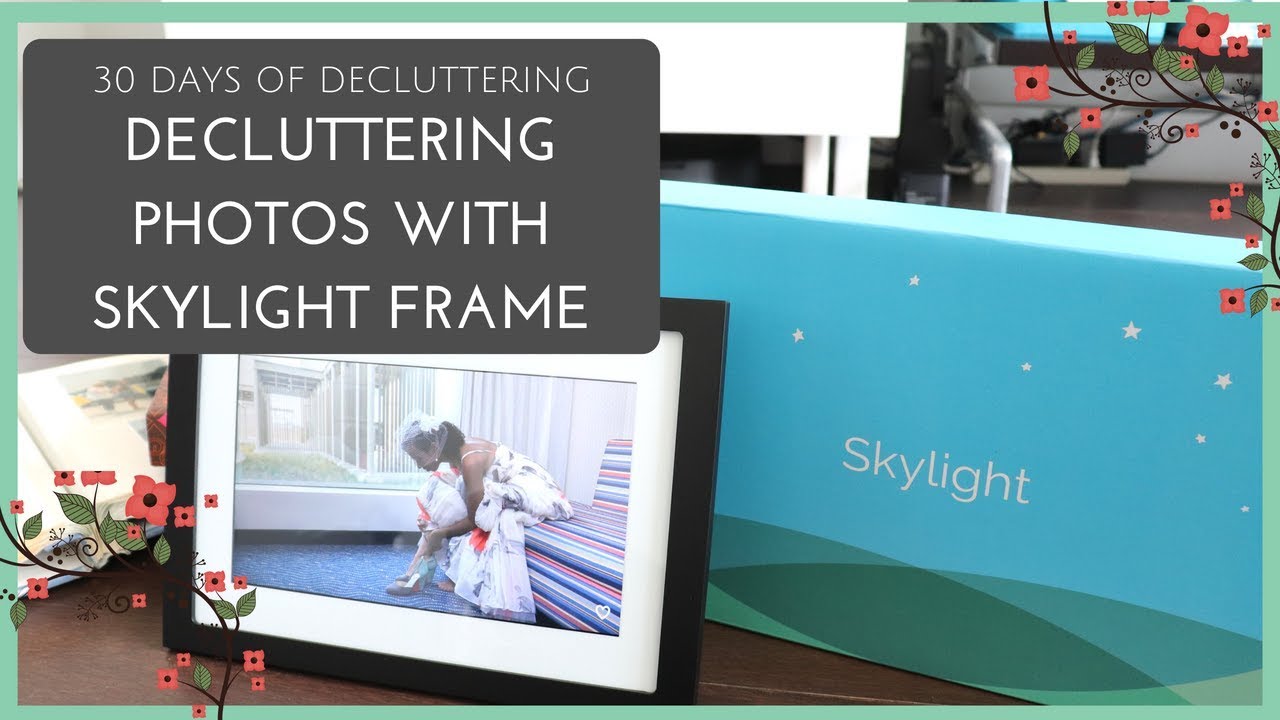 Purging Photos & Skylight Frame Unboxing | 30 Days of Decluttering