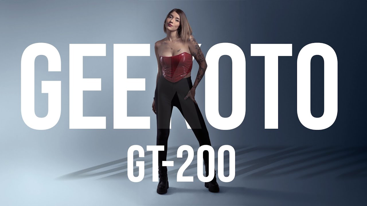 FLASH GEEKOTO GT-200  Mis primeras impresiones / unboxing / set-up / resultados 2023      #AD200
