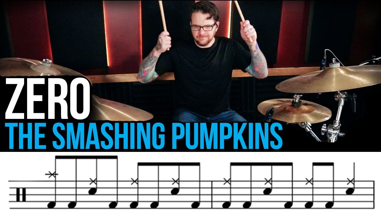 The Smashing Pumpkins - Drum Cover - Zero (Sheet Music)