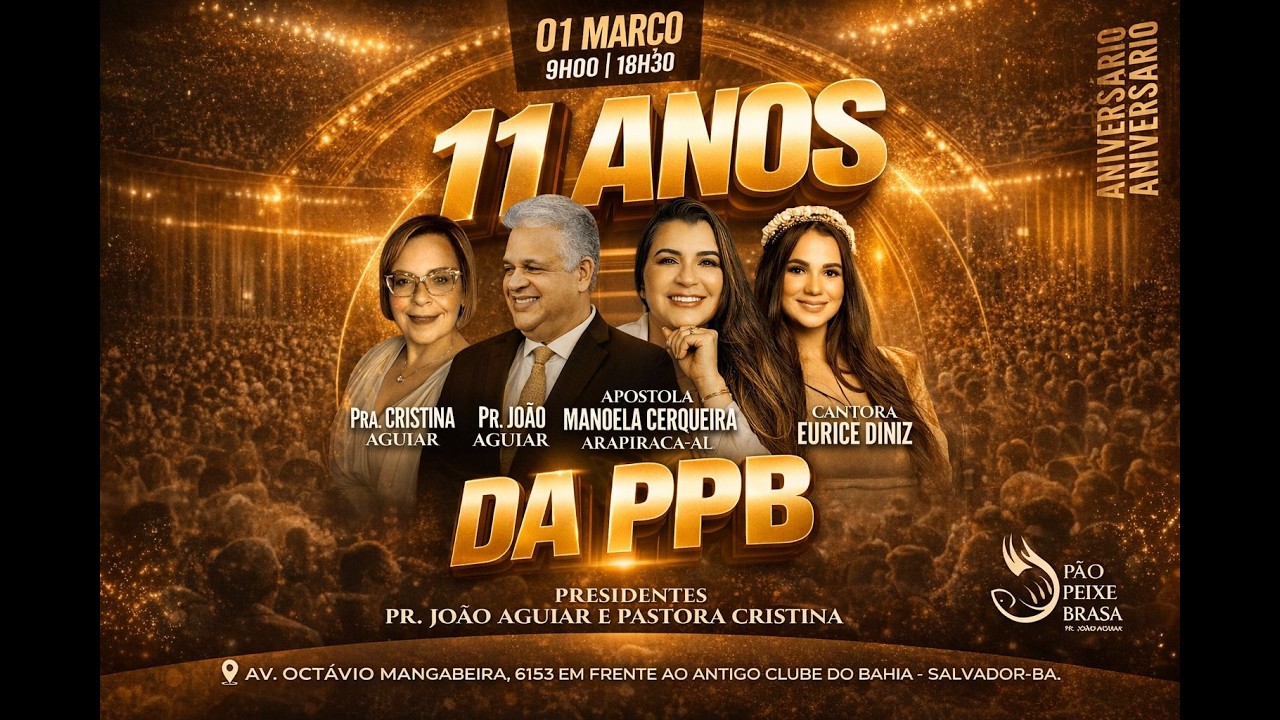 CULTO DE ANIVERSÁRIO PPB - 11 ANOS  - 01/03/2026