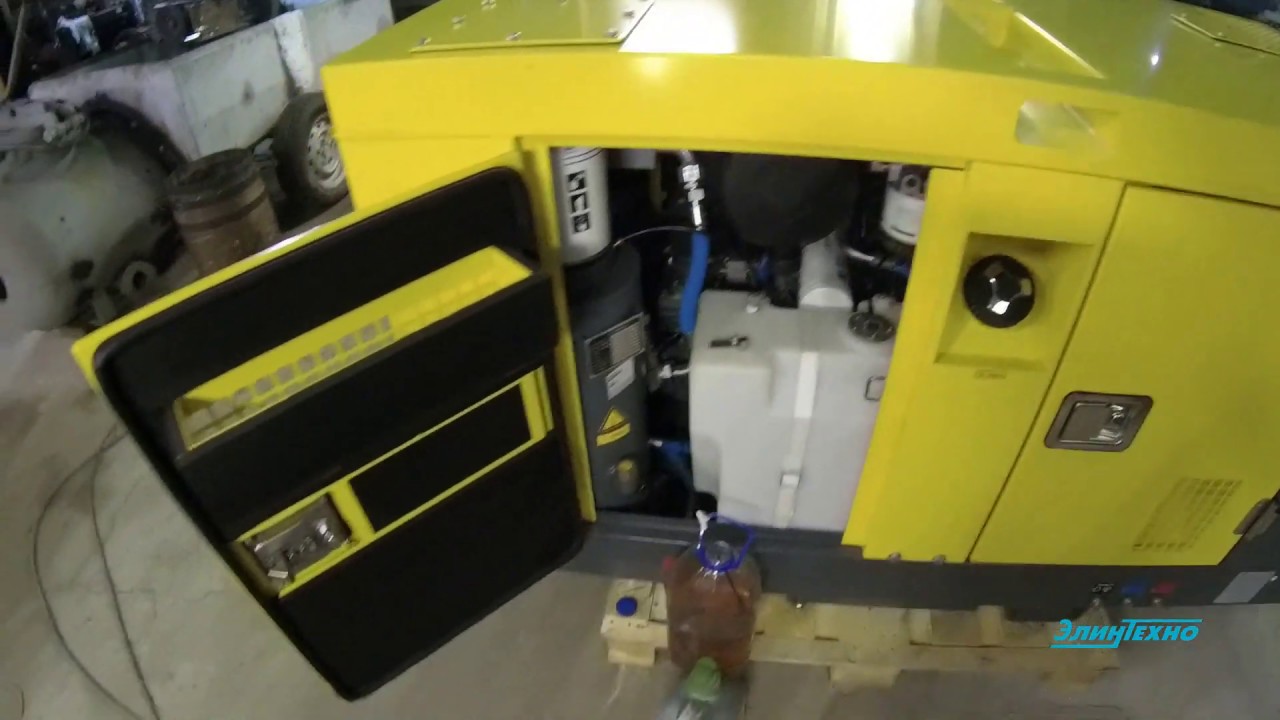 Особенности установки Webasto на компрессор Atlas Copco U190
