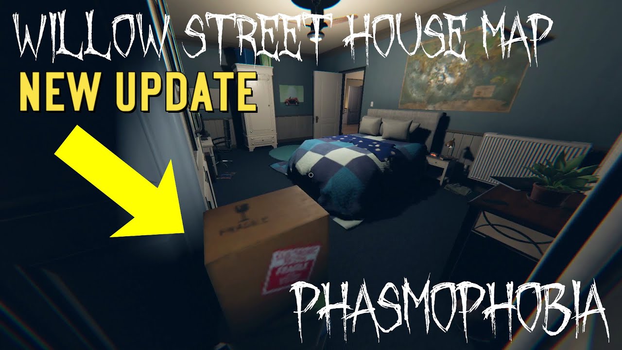 A Tour of the New Willow Street House Map in PHASMOPHOBIA