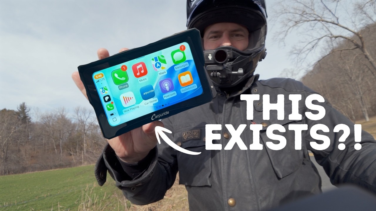 I tried Apple CarPlay on a motorcycle