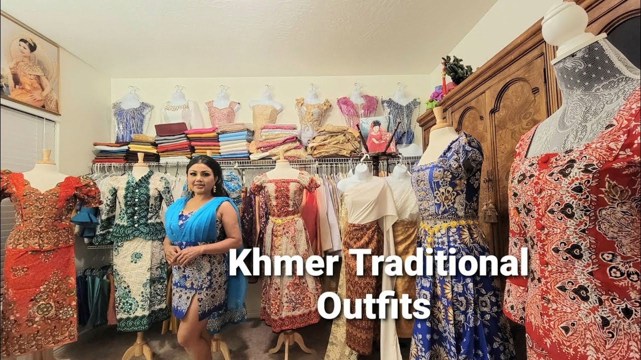 Khmer Traditional Outfits by Bopha - Cambodian Clothings @BophaJonathansAdventureShow