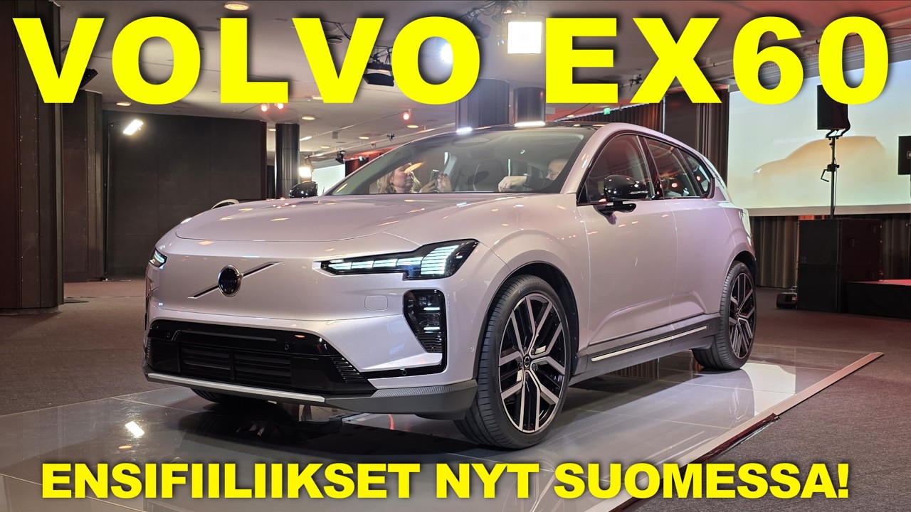 Volvo EX60 Electric ensifiilikset Suomessa!